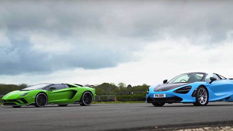 Lamborghini Aventador SV εναντίον McLaren 720S